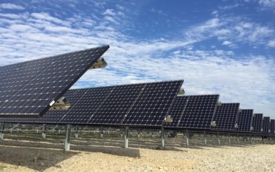 Installation du premier parc solaire linéaire et vertical le long du Rhône